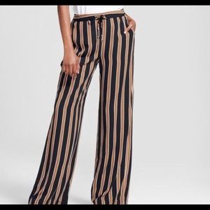 Striped Wide Leg Pants